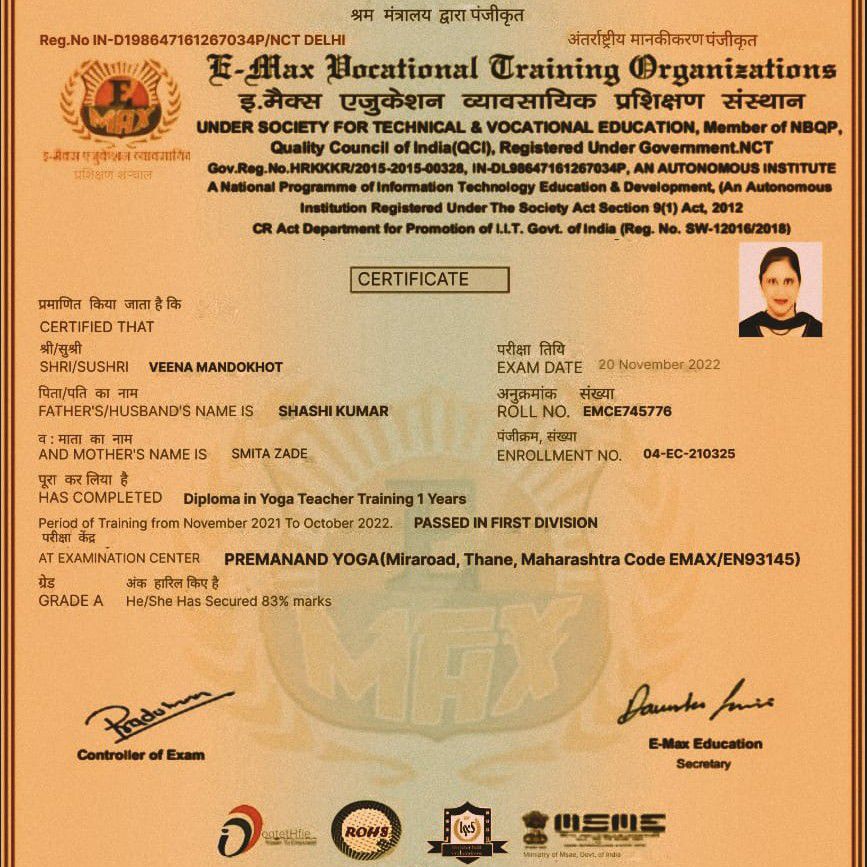 Expertise in Yoga, Fitness Nutritionist, Weight Management Professional